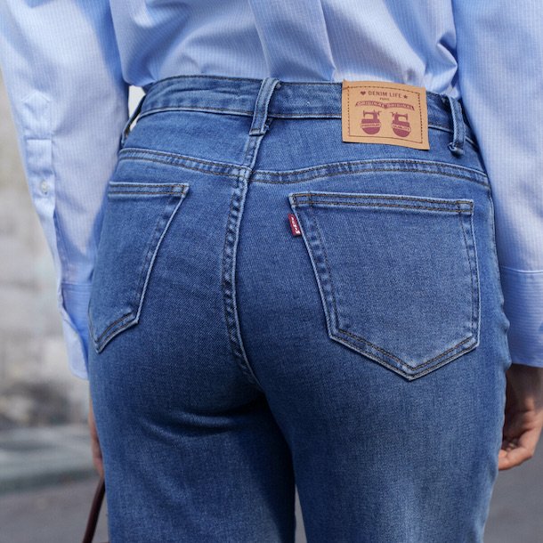 Straight Jeans BOW str. 34-42