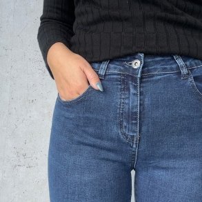 Slim fit jeans just blue stretch str. M - 4xl