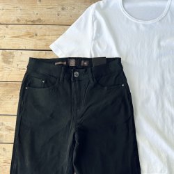 Classic jeans shape straight - sort str 34-48