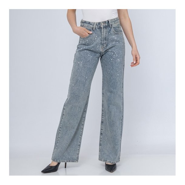 Mom jeans straight leg simili str xs-xl
