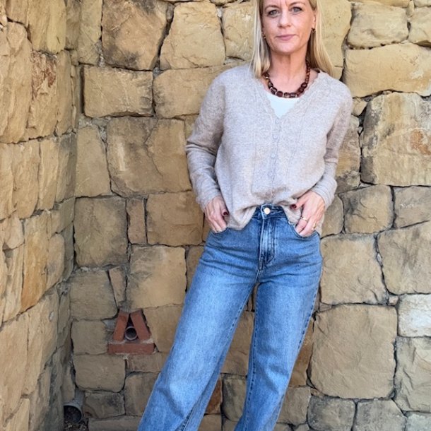 Jeans med wide i benene, Belle 