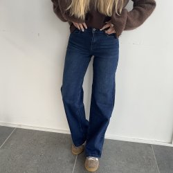 Jeans Straight Bomuld str XS-XL