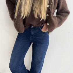 Jeans Straight Bomuld str XS-XL