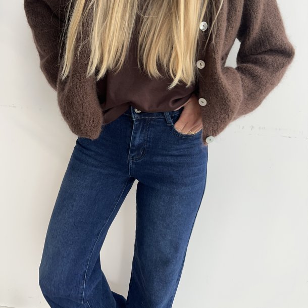 Jeans Straight Bomuld str XS-XL