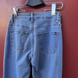 Jeans wide leg 7/8 str. XS-XXL