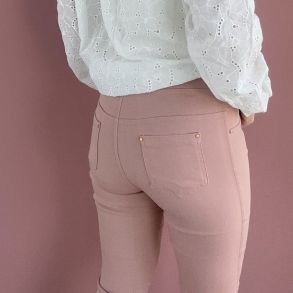 Jeggings stretch rosa S-XXL