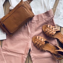 Jeggings stretch rosa S-XXL