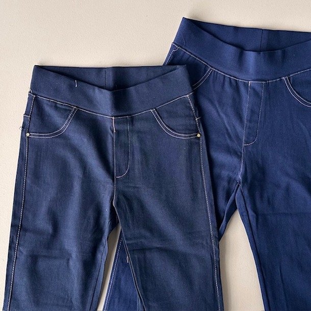 Jeggings Stretch Marine og Bl S-Xxl