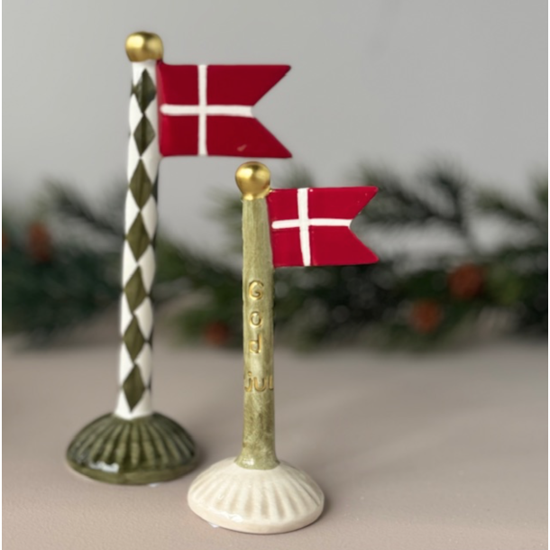 Flag lille god jul  Keramik