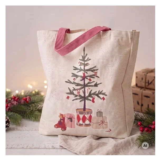 Jule mulepose med motiver 