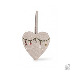Joyful christmas juleoph�ng � hjerte eller kr�mmerhus bomuld