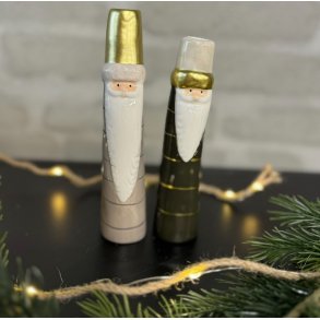 Julemands vase grn/gr st af 2