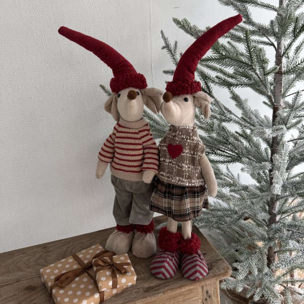 Jule mus dreng eller pige. H 59 cm