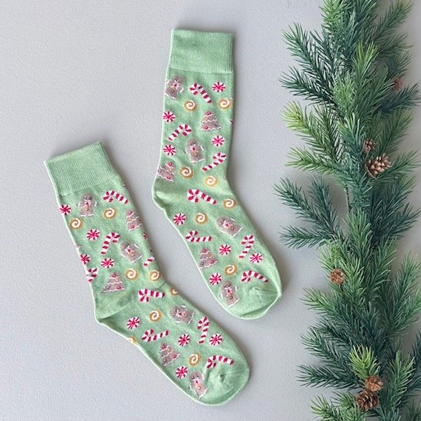 Jule sokker sjove jule motiver str 35-41