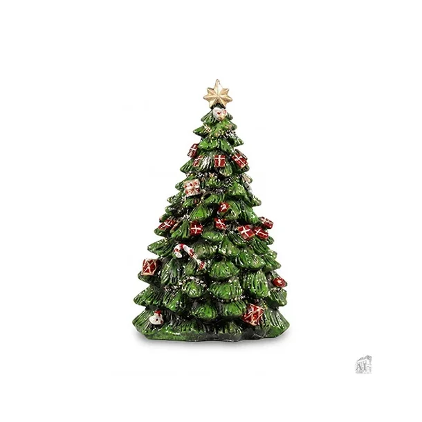 Klassisk juletr� med led-lys h18xdia10cm, inkl timer