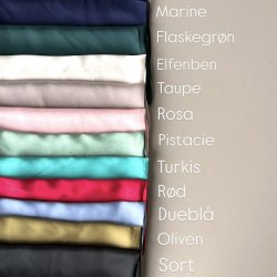 Kvadratisk trklde ensfarvet 