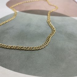 Kahlo halskde forgyldt