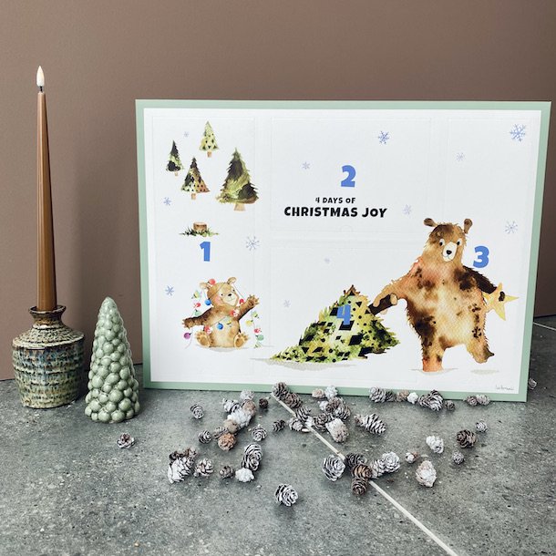 Bjrn adventskalender 4 lger