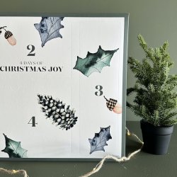 Kogle omslag adventskalender 4 lger (uden indlgsbakke)