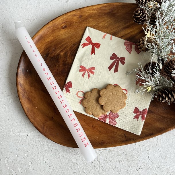 Kalenderlys 1-24 Paraffin