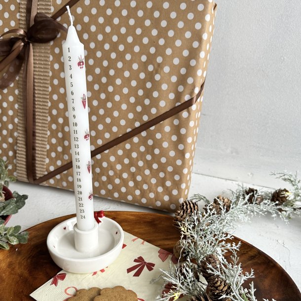 Kalenderlys 1-24 Paraffin