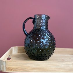 Kande med bobler glas