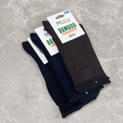 Str�mper 3-pak kantfri bambus str. 40-46 