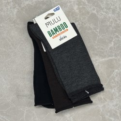 Str�mper 3-pak kantfri bambus str. 40-46 