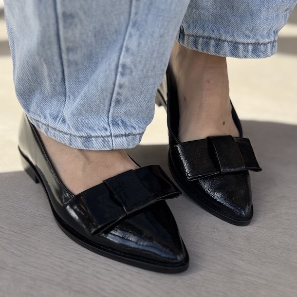 Ballerina KEEP DREAMING PATENT sort skind str. 36-41