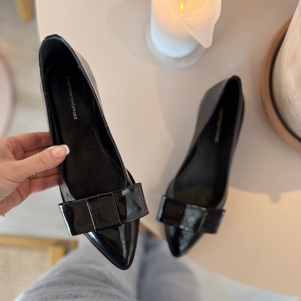 Ballerina KEEP DREAMING PATENT sort skind str. 36-41