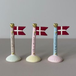 Flag lille I love you  Keramik