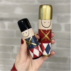 Jule garde vase st - 2 stk