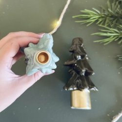 Figur tr t/kertelys 9x6x12cm keramik