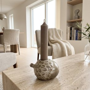 Keramik agern til kronelys