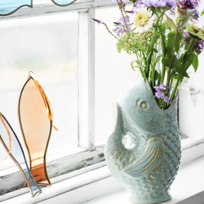 Vase Fish stoneware