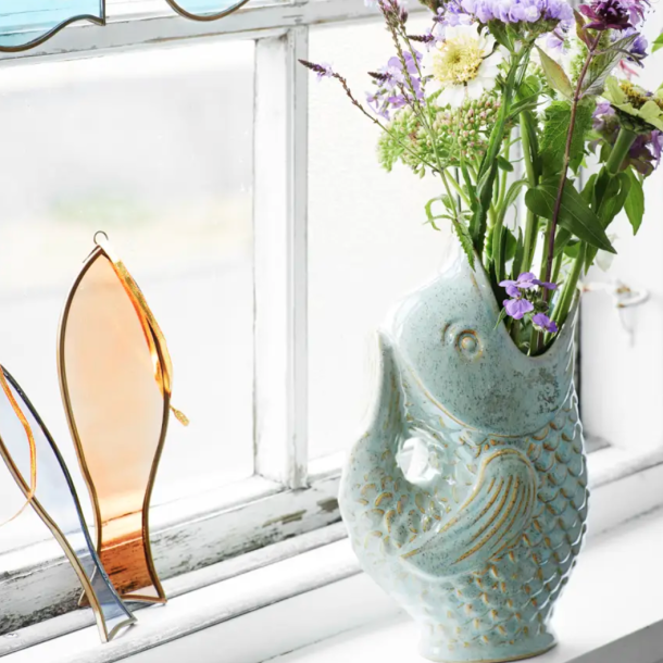 Vase Fish stoneware