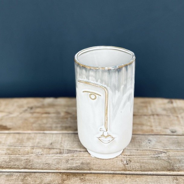 Vase - ansigt keramik