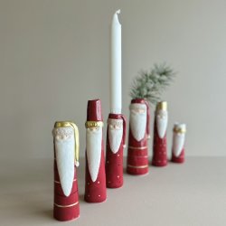 Vase julemand D4x18cm keramik