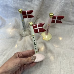 Flag lille farmor keramik