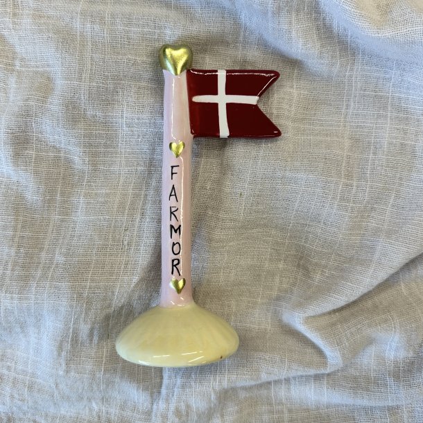 Flag lille farmor keramik
