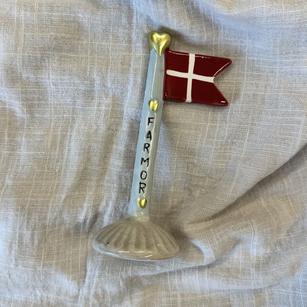 Flag lille farmor keramik