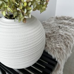 Vase H 28,5 hvid Keramik