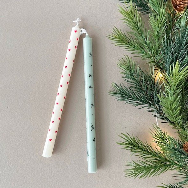 Kertelys jul stearin svanemrket D 1,3 cm