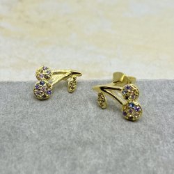 Cherry restikker forgyldt