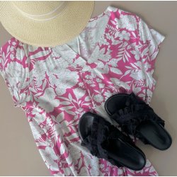 Sommer kjole med lille rme viskose str m-4xl