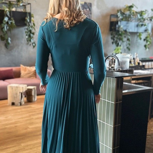 Plisseret Kjole str. S-L