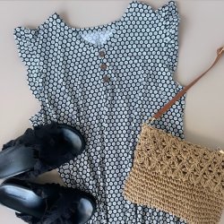 Strandkjole med lille flse rme str m-xxl