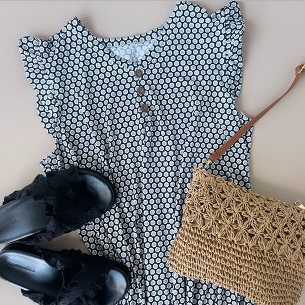 Strandkjole med lille flse rme str m-xxl