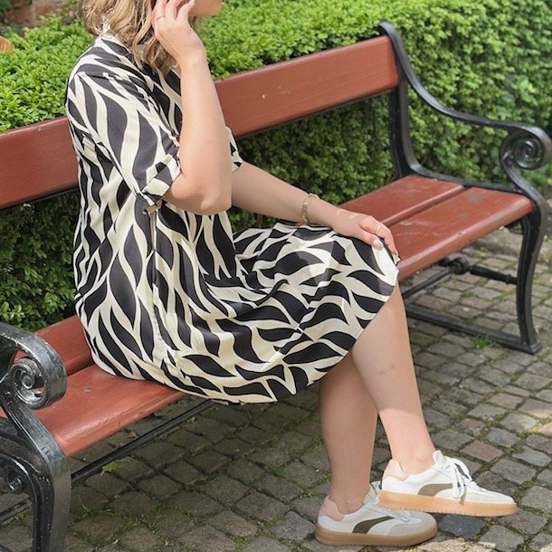 Kjole med lommer viskose