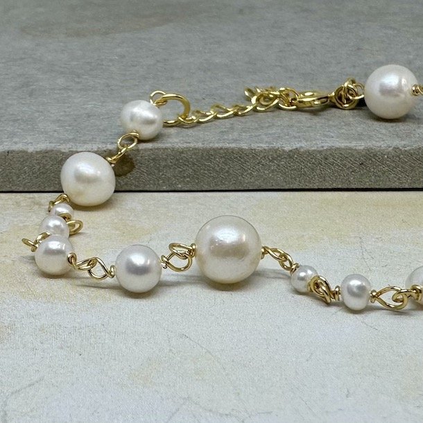 Armbnd GHITA forgyldt slv